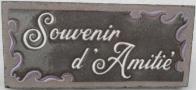 plaque funeraire en lave emaillee email et merveilles