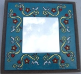 miroir en lave maille de jenzat email et merveilles